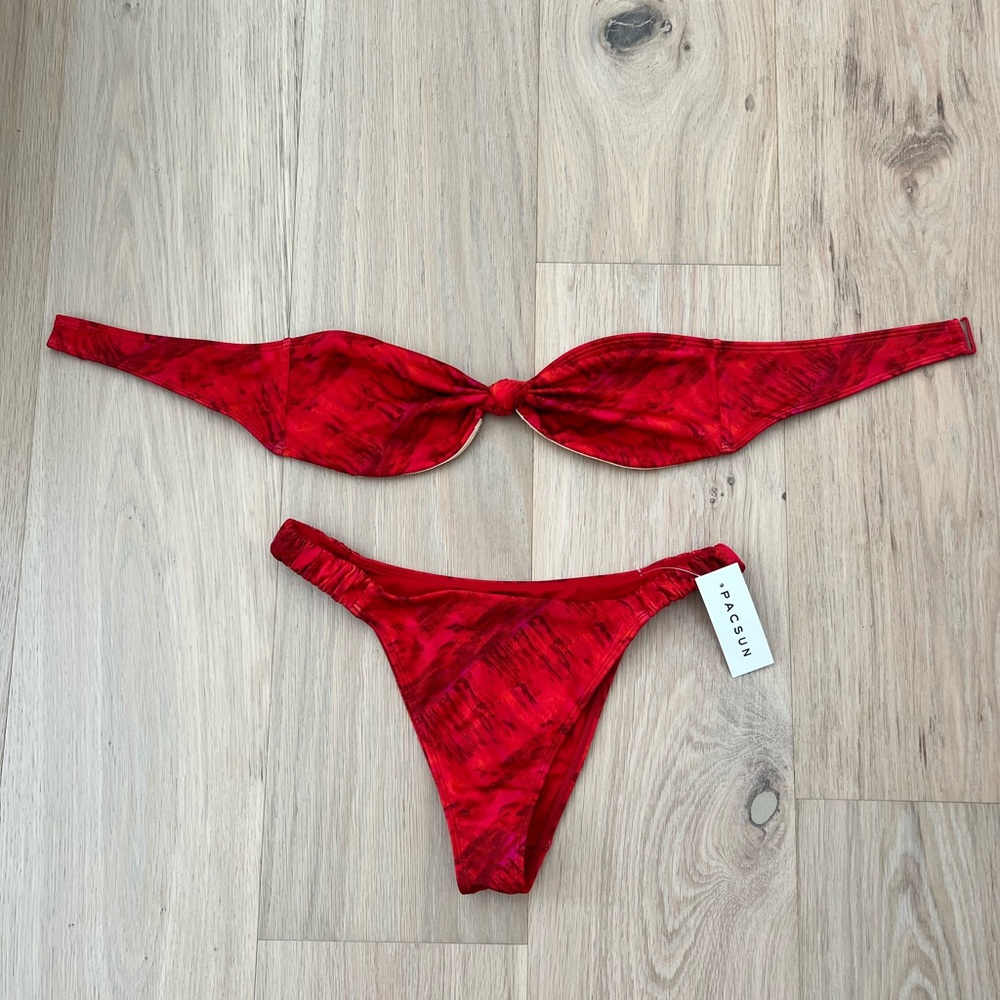 PacSun Red Women's Swim Set